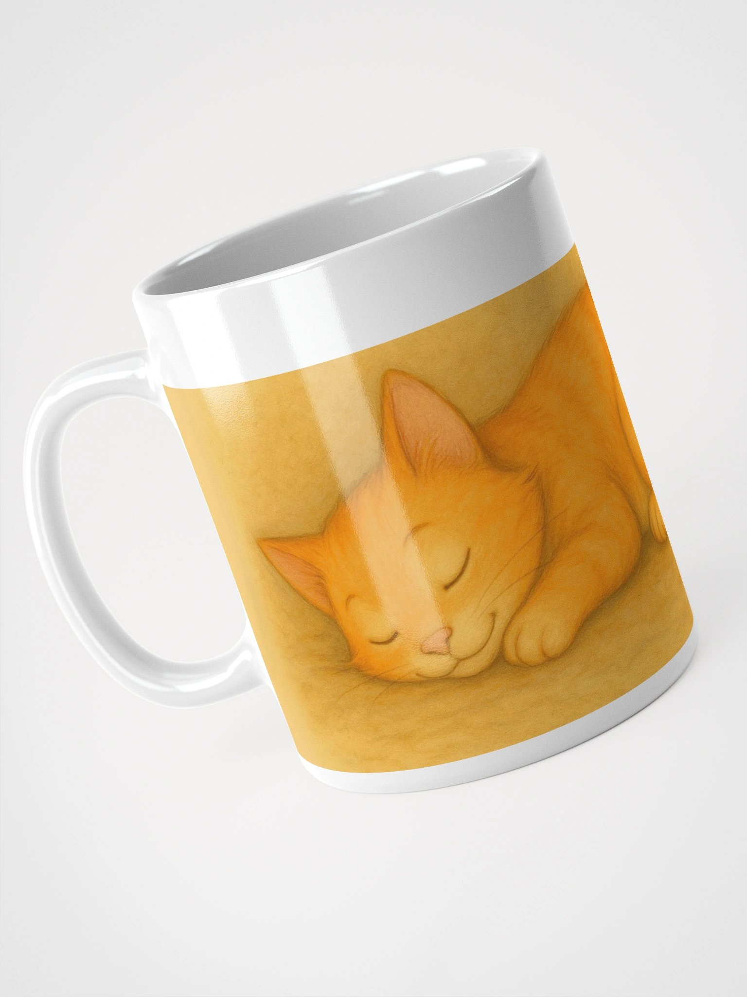 Vaikauri the Cat White Glossy Mug product image (8)