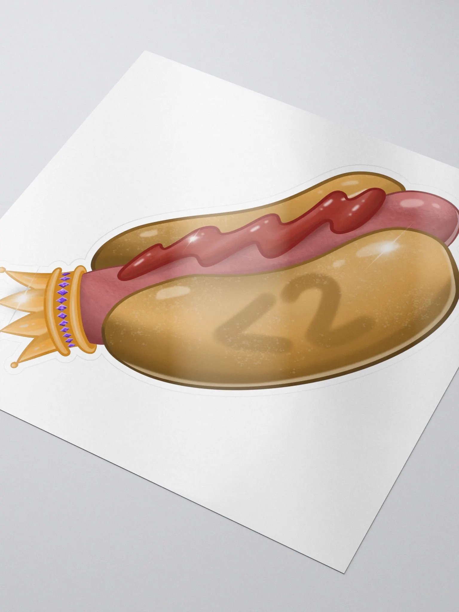 Less Than 2 Year Hotdog Sticker product image (3)