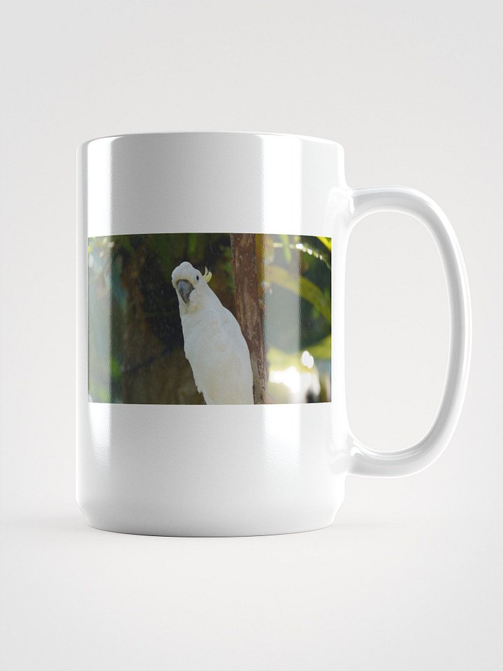 Crested Cockatoo White Glossy Mug product image (1)