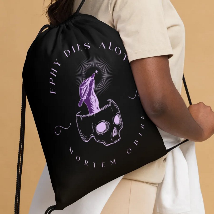 The Heritage Collection Lilac Drawstring Bag product image (4)