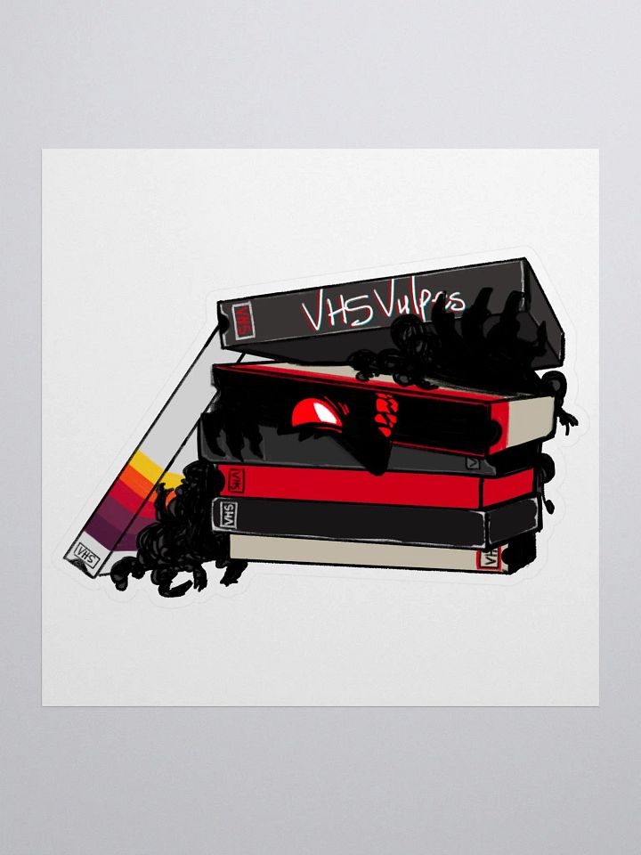 Hiding in the Tapes Sticker product image (1)
