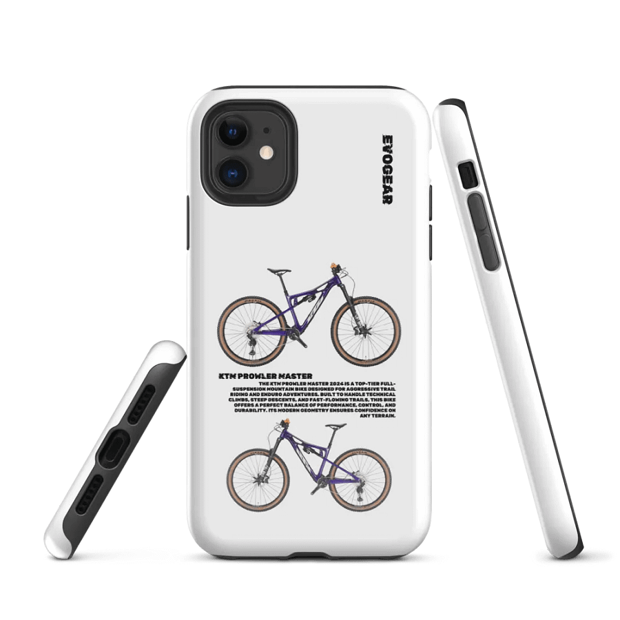 White KTM Prowler Master 2024 iPhone Case product image (1)