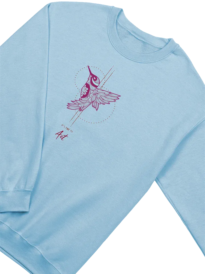 Floral Hummingbird Flight Crewneck product image (38)