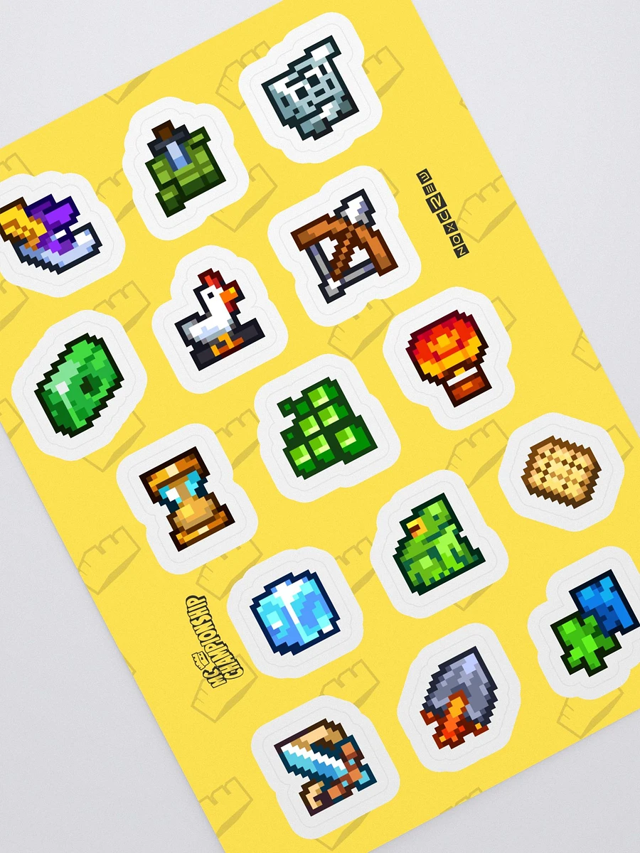 MC Championship Game Sprites Sticker Sheet product image (2)