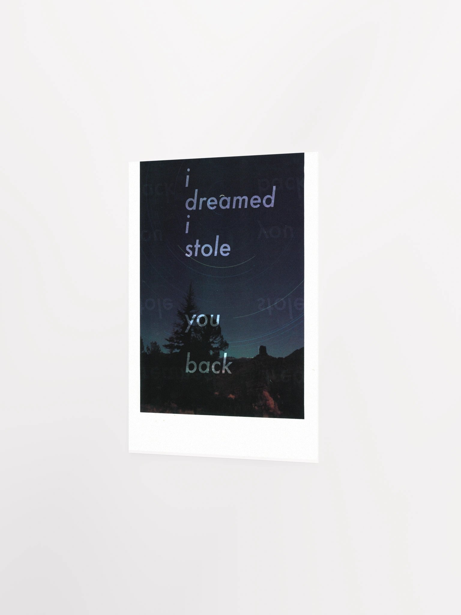 I DREAMED I STOLE YOU BACK Mixed Media Print product image (2)
