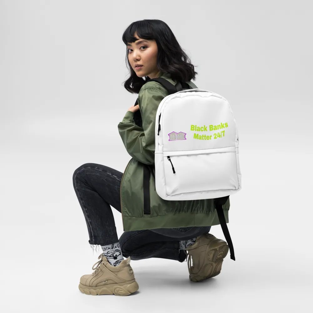 Empowerment All Over: Black Banks Matter Backpack product image (10)