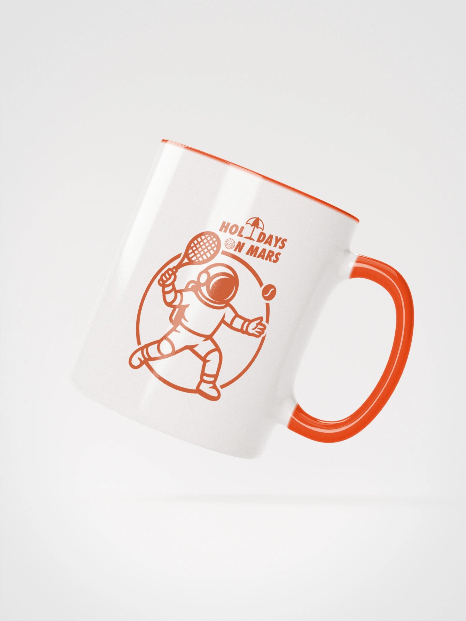 Holidays On Mars | Astronaut Tennis Mug product image (2)