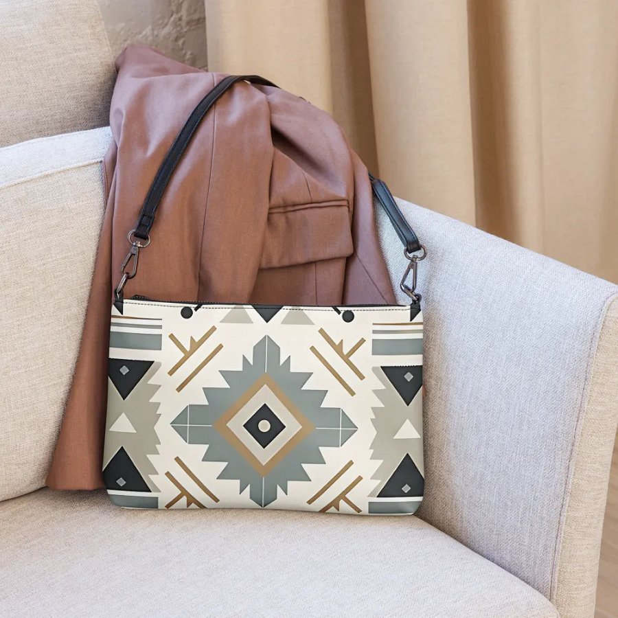 Southwestern Tribal Geometry Crossbody bag product image (8)