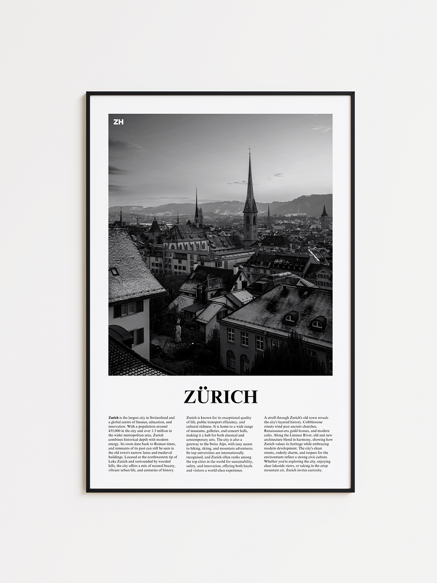 Zurich 03 Newspaper Poster product image (1)