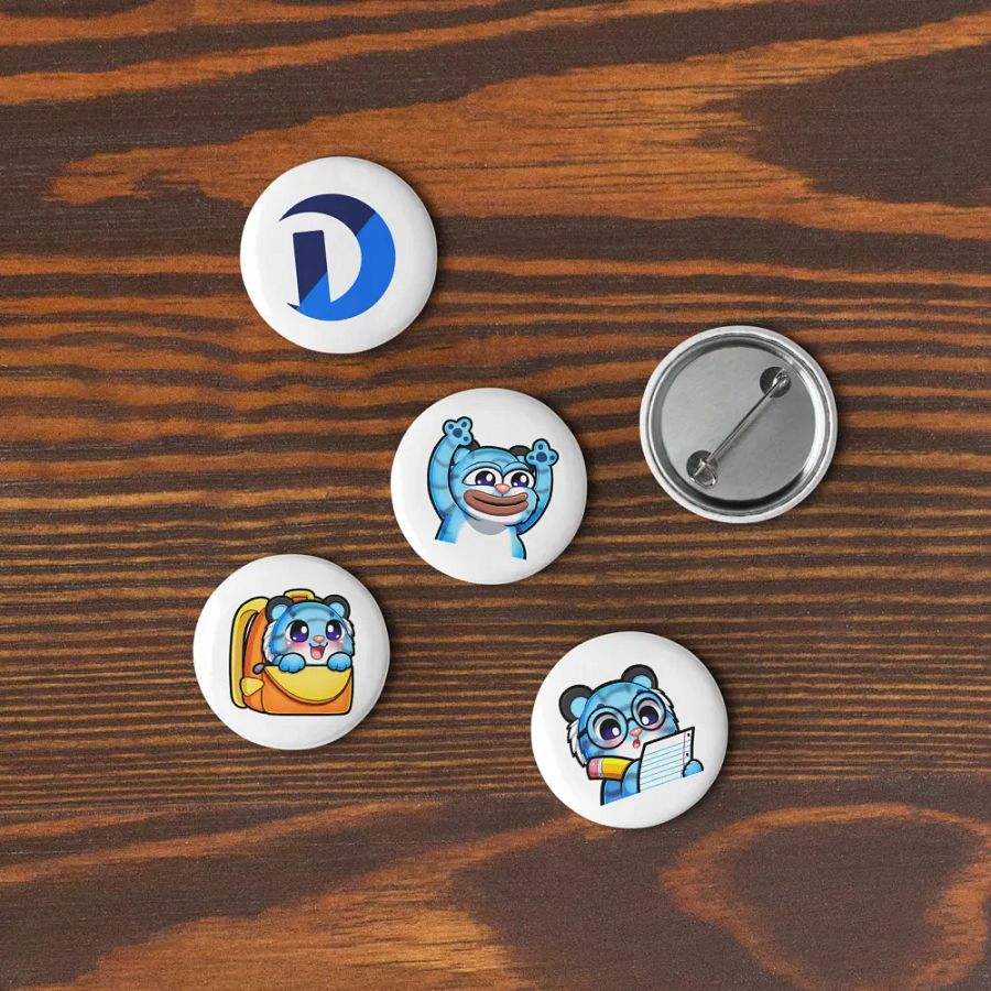 Dusking Pin Buttons (Set of 5) product image (3)