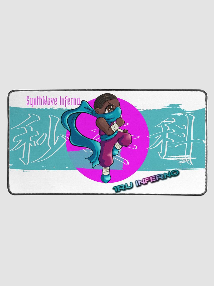 Neon Synth Banner Desk Mat product image (3)