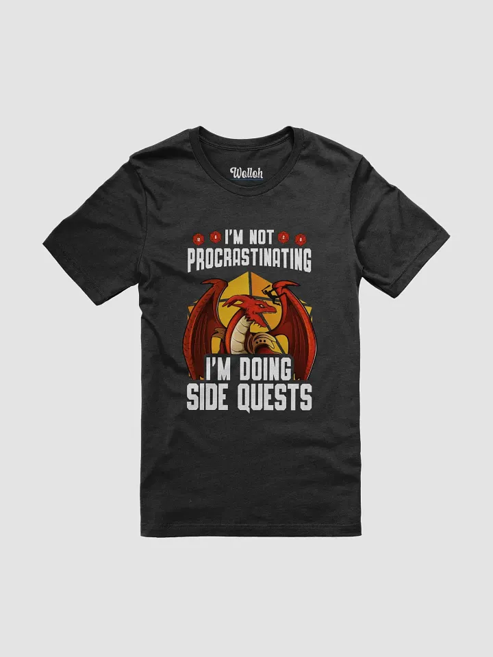 I’m Not Procrastinating, I’m Doing Side Quests T-Shirt - For Gamers & Adventurers product image (1)