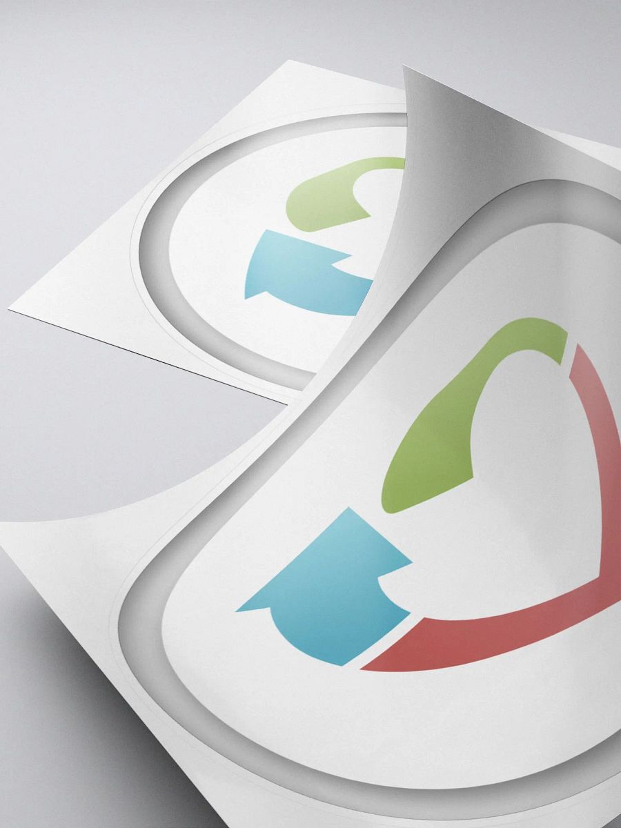 Badge Sticker (White) product image (4)
