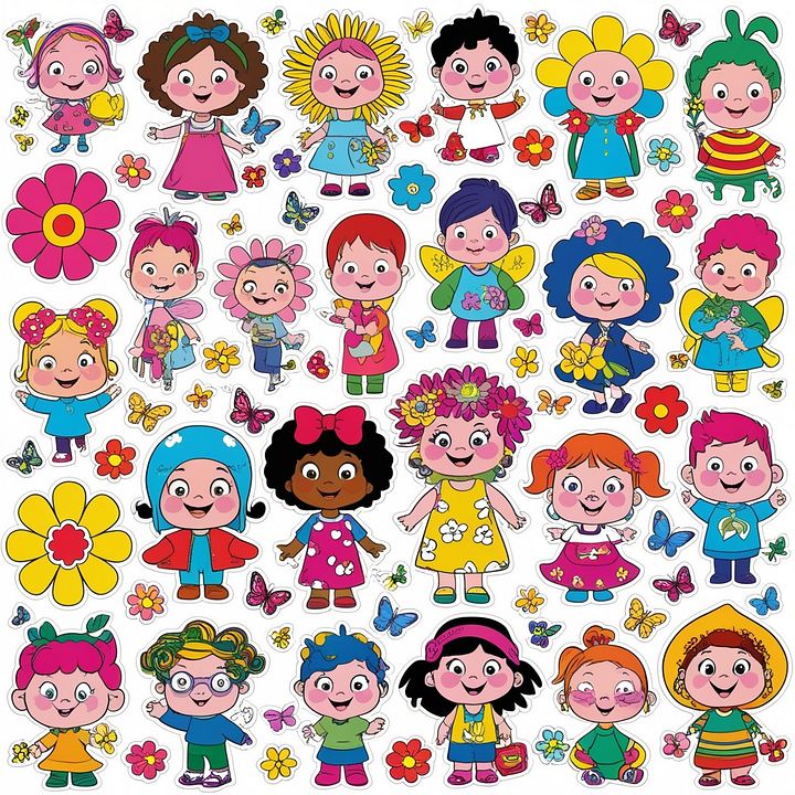 Nature’s Bounty: Fruits, Veggies & Outdoor Wonders in Stickers product image (1)