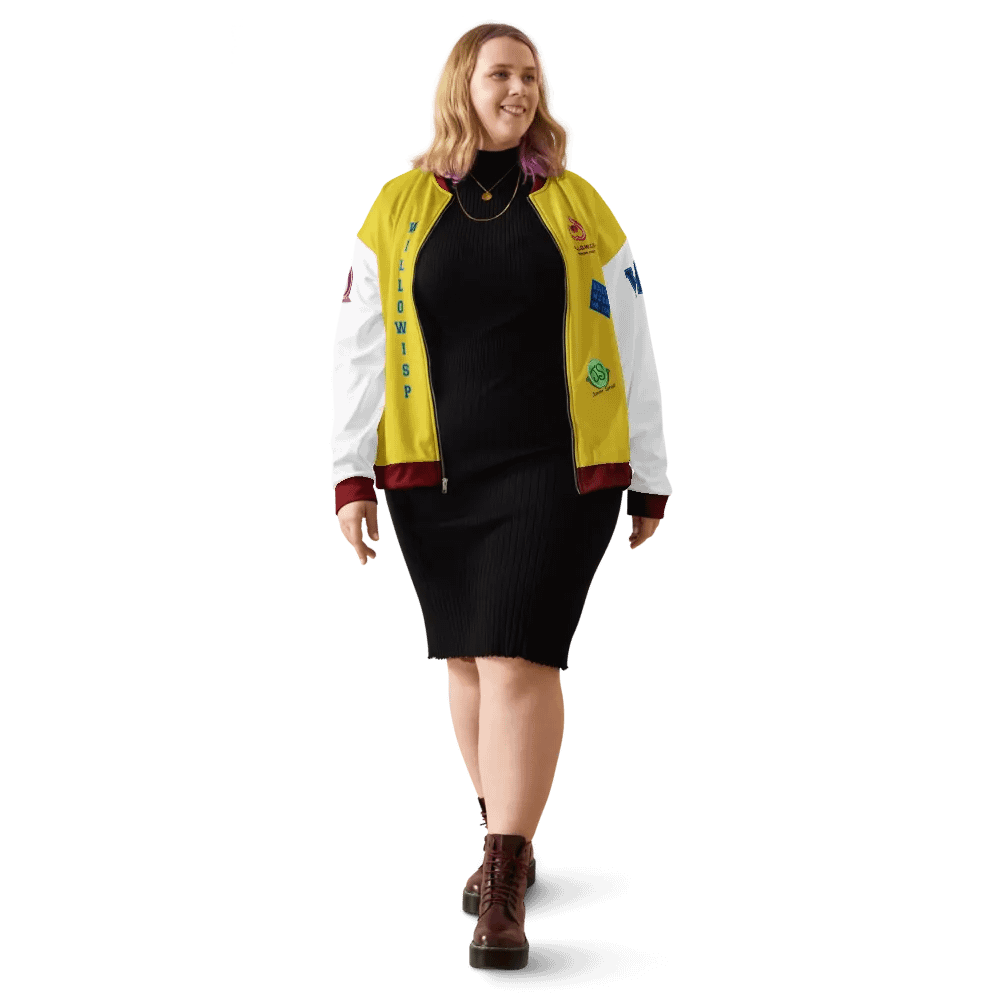 WILLOWISP Intern Varsity Jacket (yellow) product image (3)