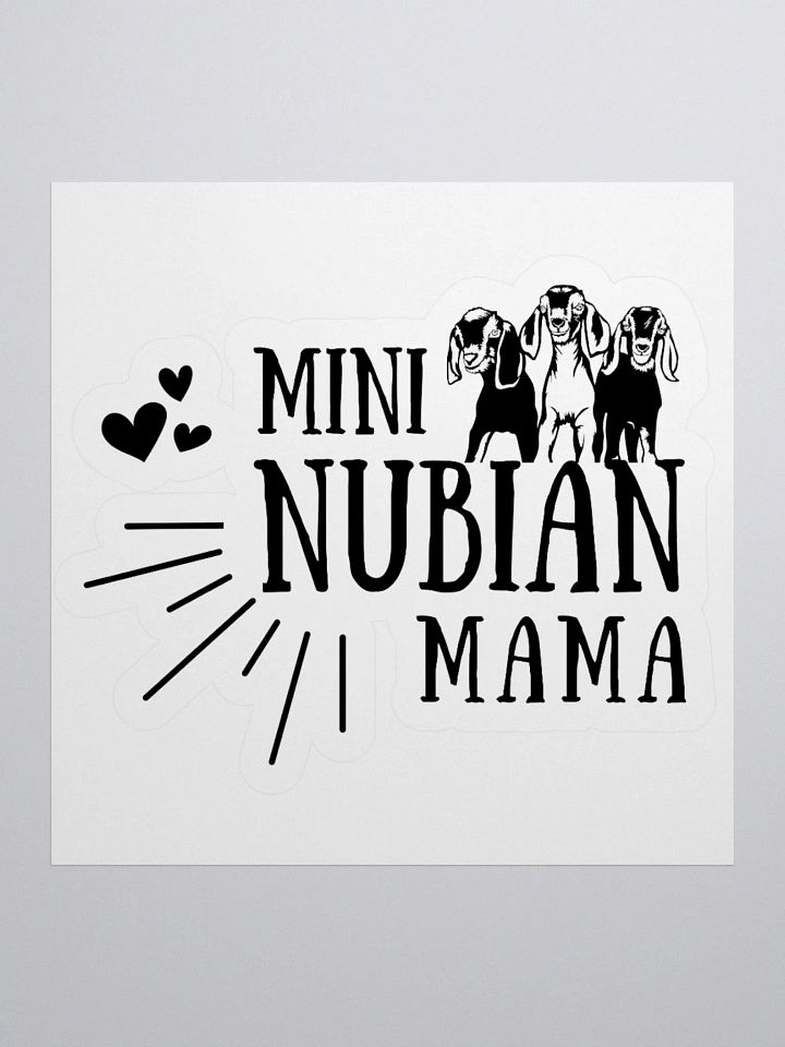 Mini Nubian Mama KISS Cut Stickers product image (3)
