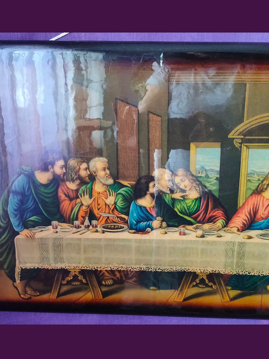 Quadro da Última Ceia de Cristo em Preto - Elegância e História num Presente Único product image (10)