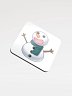 Happy Snowman Coaster