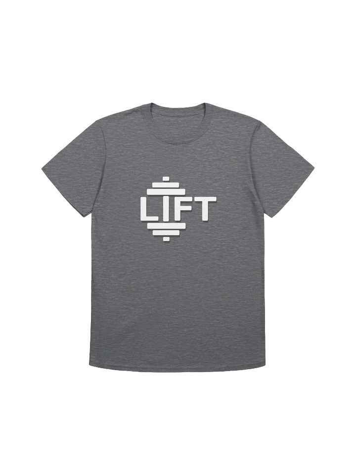 LIFT Barbell Typography Fitness T-Shirt product image (5)