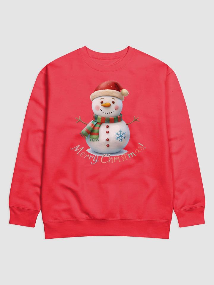 Cheerful Snowman Merry Christmas Sweatshirt product image (1)
