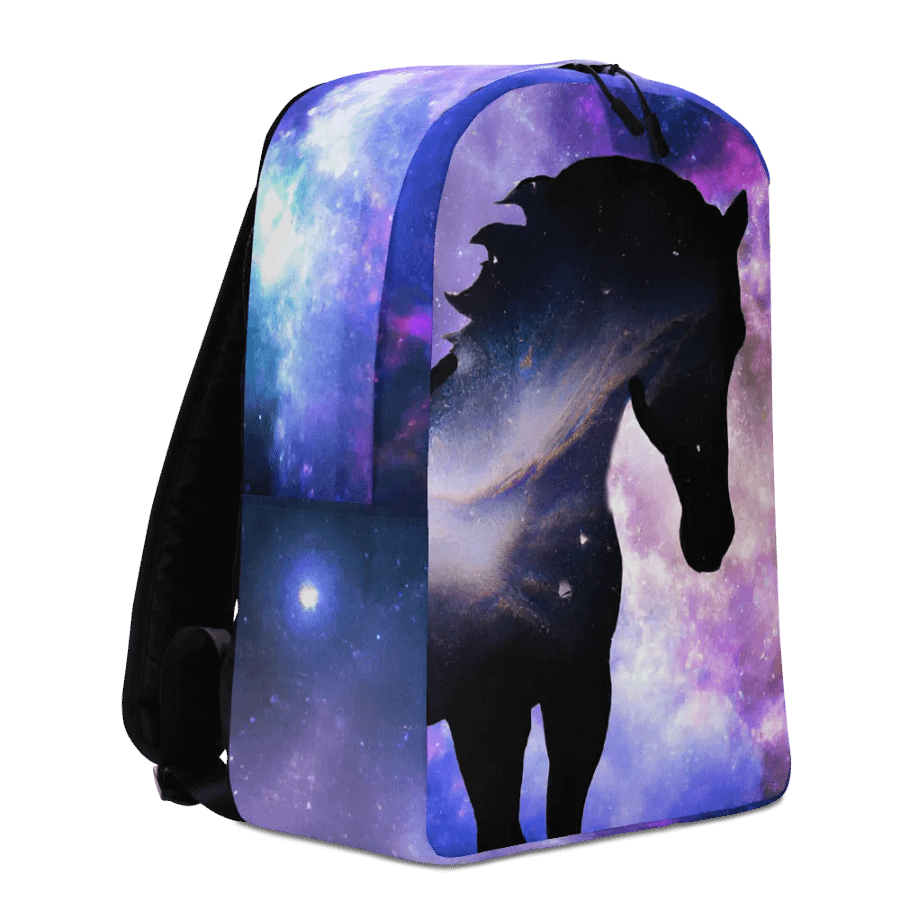 Galaxy horse - Nebula horses, backpack product image (7)
