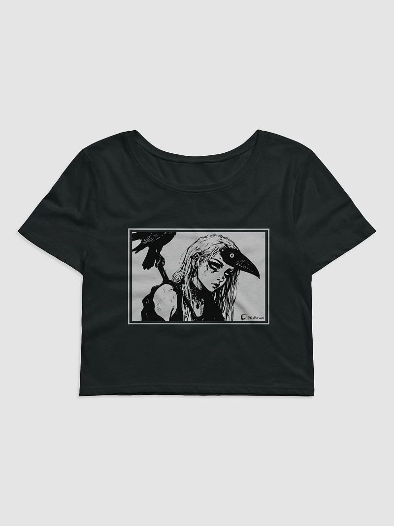 Black Raven Girl Crop Top