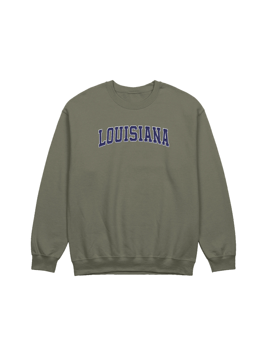 Louisiana Vintage Stylish Embroidery Classic Crewneck Sweatshirt product image (1)