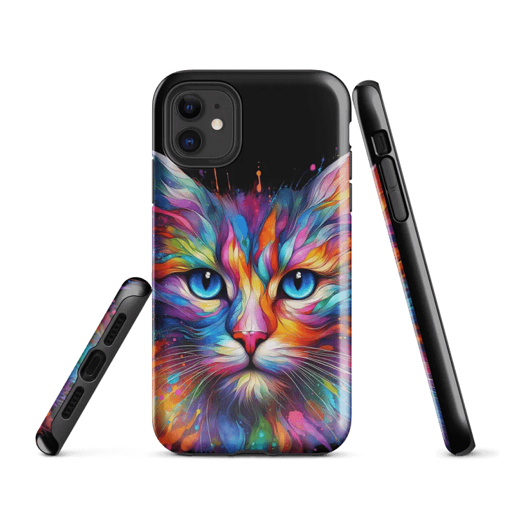 Colorful Cat's Gaze Tough iPhone® Case product image (1)