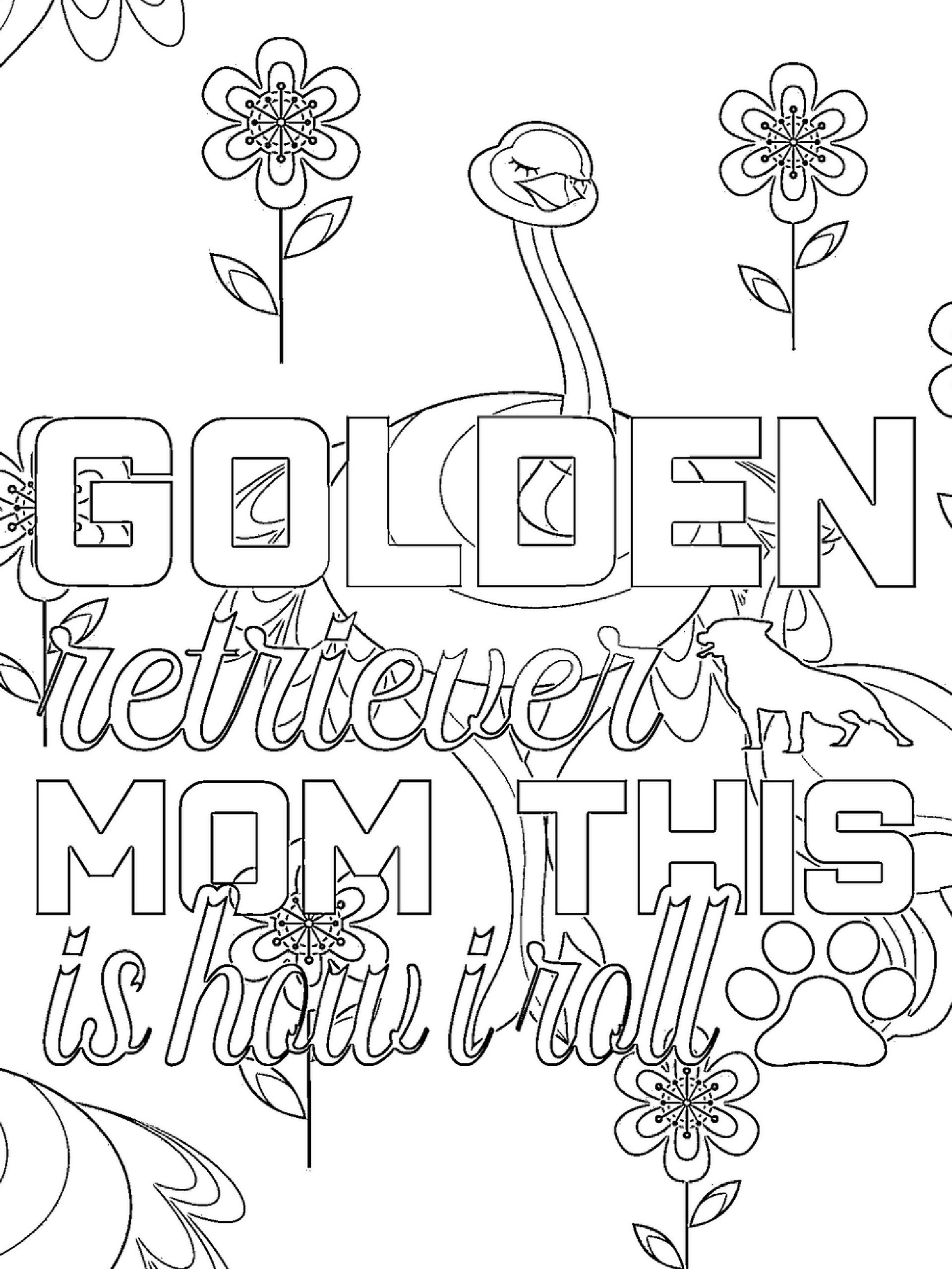 Relaxing Coloring Pages for Young Women-Pet Mama Life product image (8)
