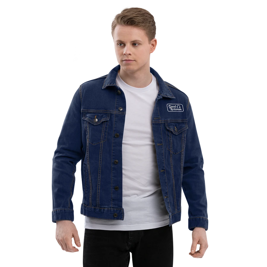 Good Listener Embroidered Jean Jacket product image (15)