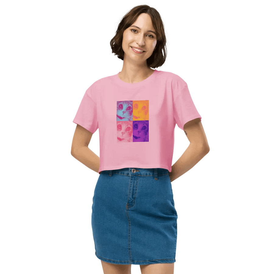 Pop Mox Crop Top T-Shirt product image (31)