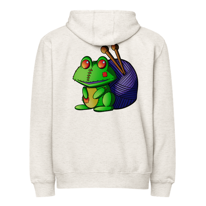 Apollo and the Froggy Overlord Zip-up Hoodie product image (4)