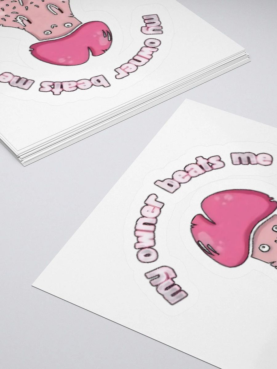 My Owner Beats Me Sticker product image (4)