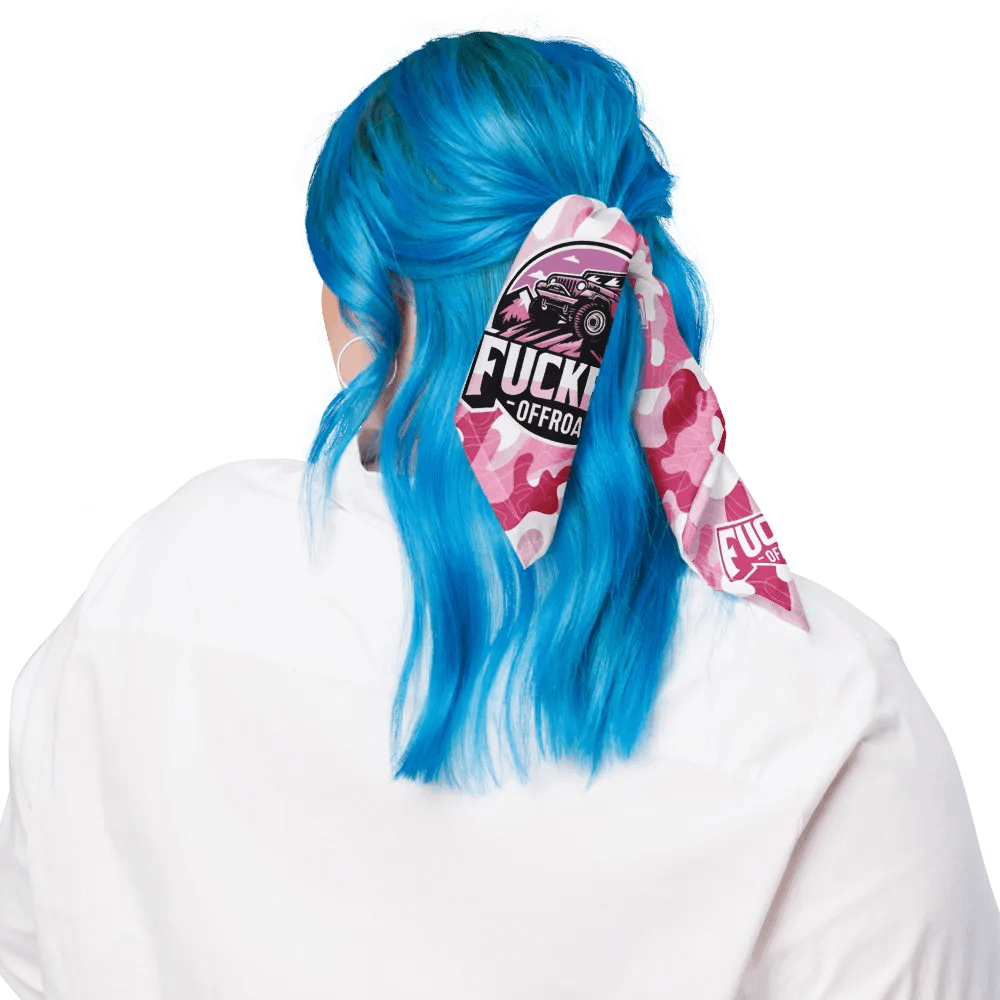 Fuckery Offroad Camo Topo Bandana - Pink product image (4)