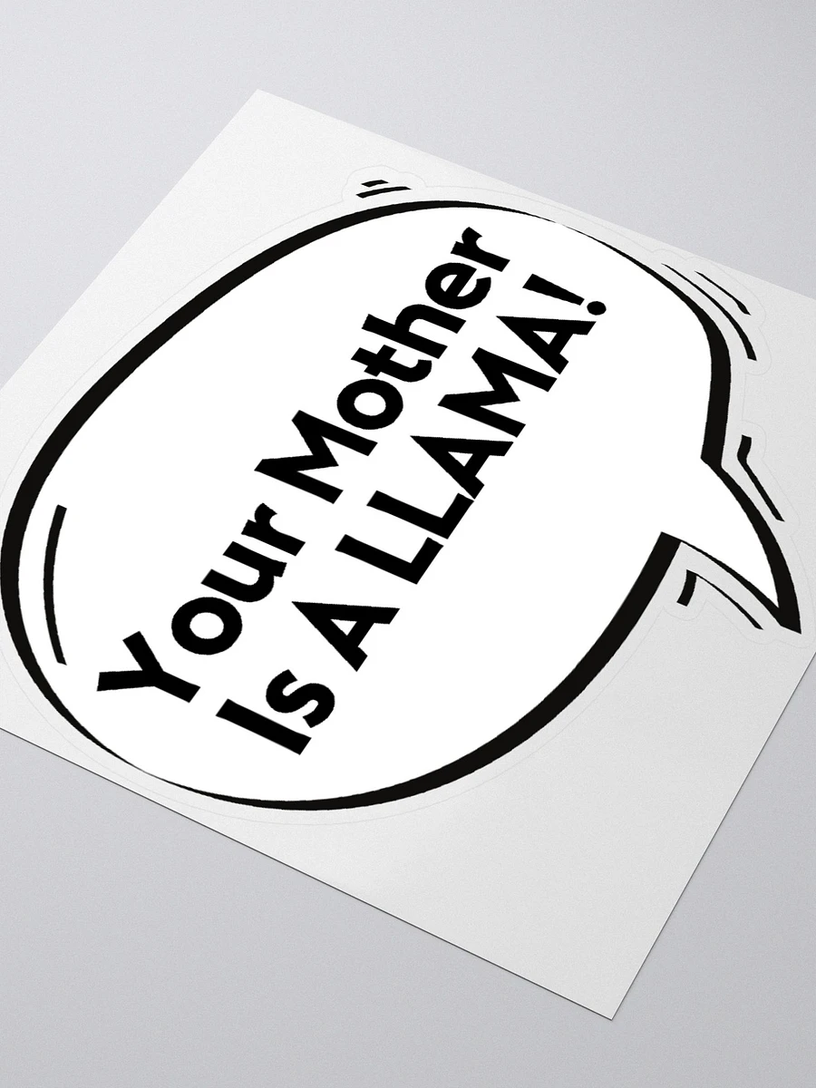 Your Mother Is A Llama Sticker product image (3)