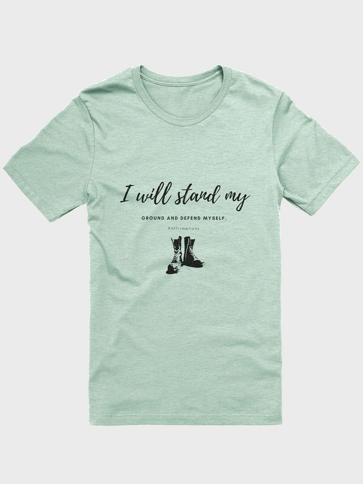 I will stand Dark Unisex Super soft T-Shirt product image (4)