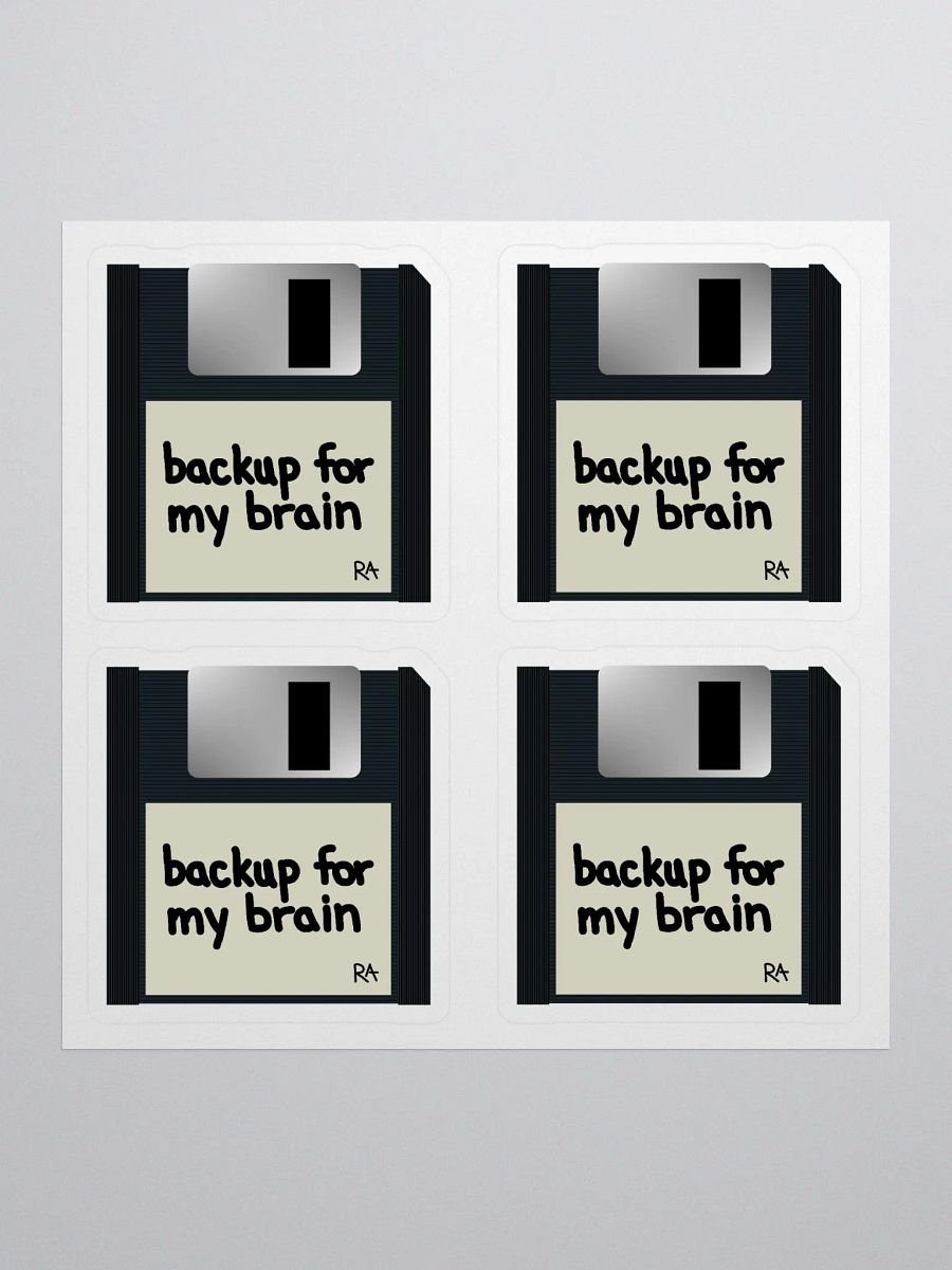 Backup for My Brain - Sticker Set product image (1)