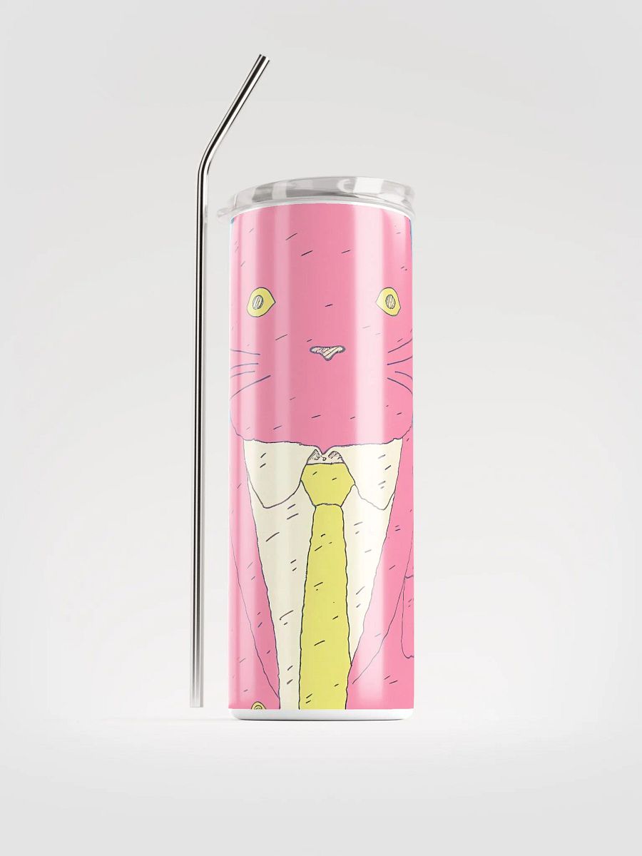 Mr. Whisker's Enterprise: The Pensive Professional Tumbler product image (1)