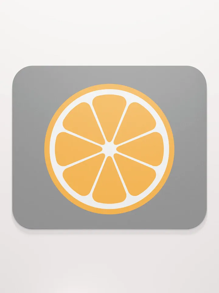 MIKAN Mouse Pad (Orange × Gray) product image (2)