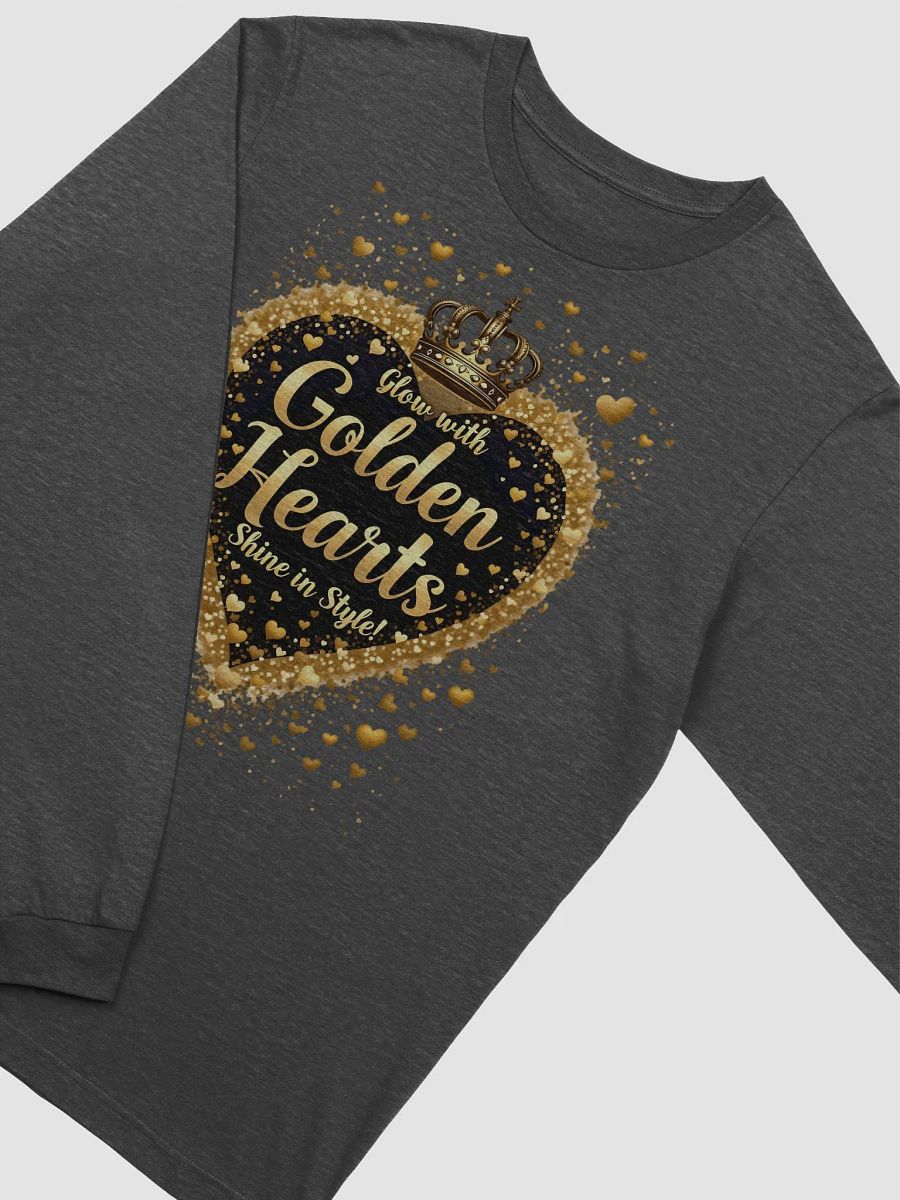 Black History Month Golden Hearts Shine in StyleLong Sleeve Tee product image (36)