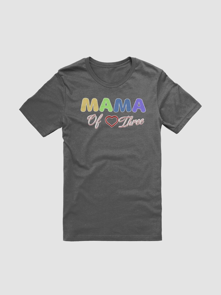 Mama of Three - Loving Family Design T-shirt product image (46)