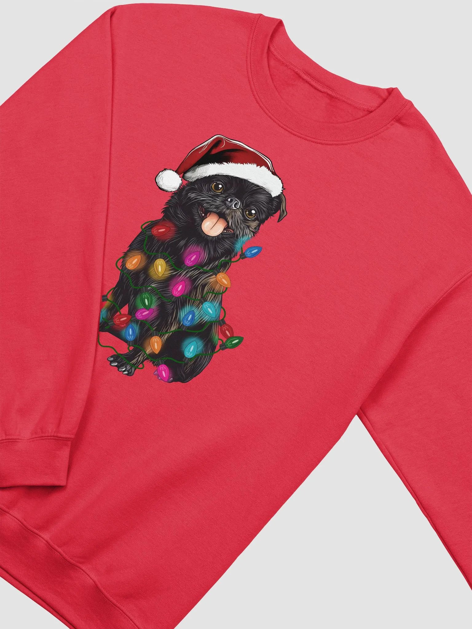 Funny Brussels Griffon(Black) Christmas Sweatshirt product image (23)