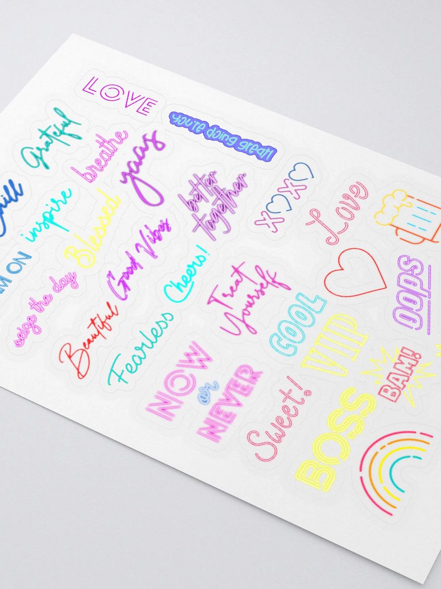 Lovely Motivational Sticker Sheet product image (2)