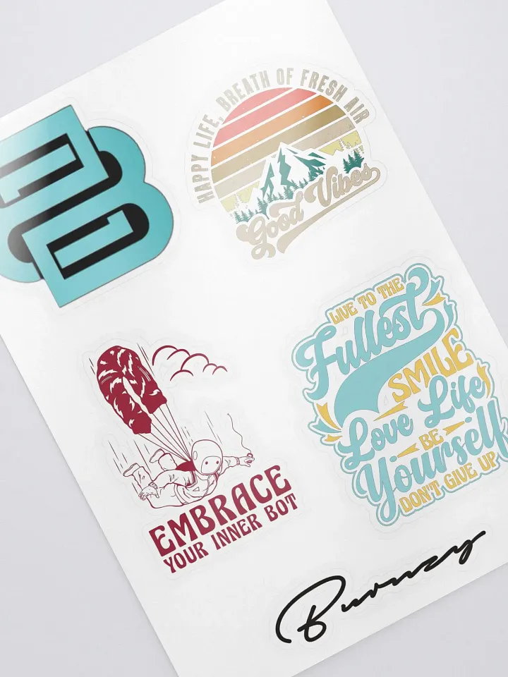 GOOD VIBES AND POSTIVE ENERGY STICKER COLLECTION product image (2)