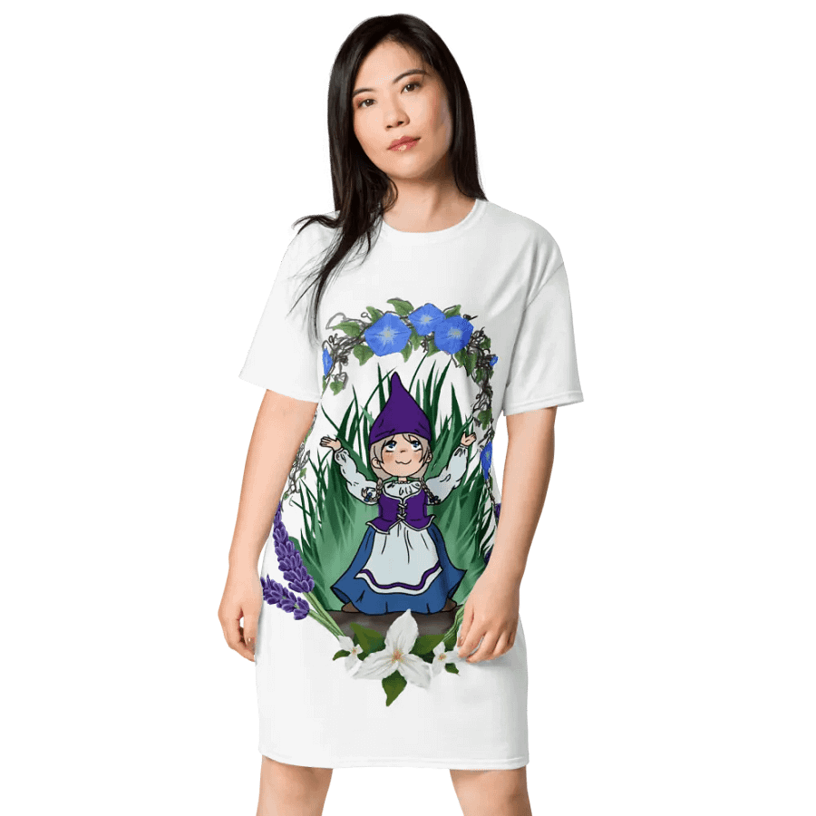 Cozy Garden Logo T-Shirt Dress product image (1)
