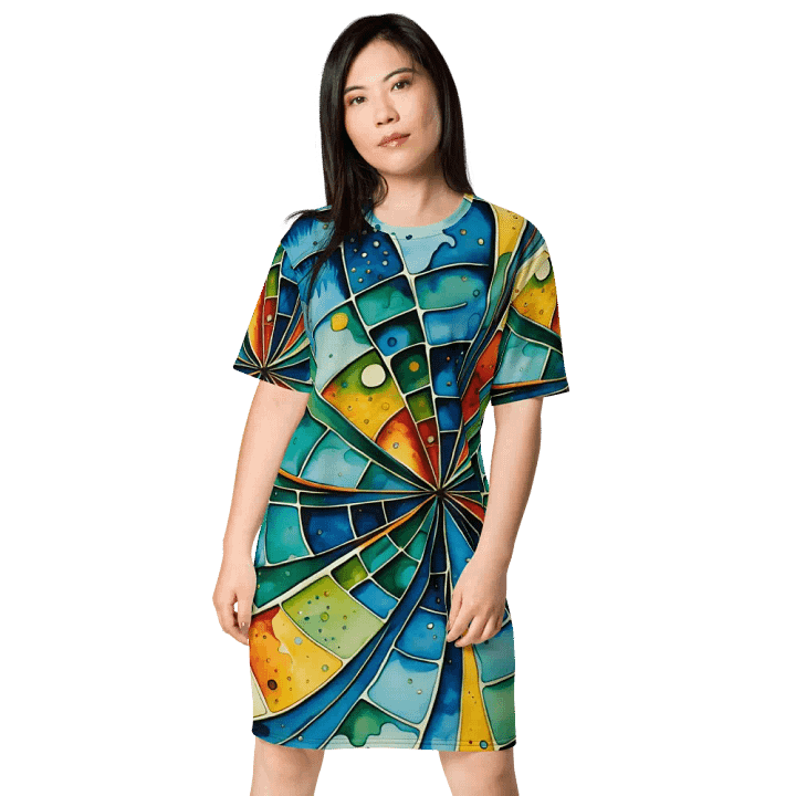 Kaleidoscope Dream T Shirt Dress product image (1)