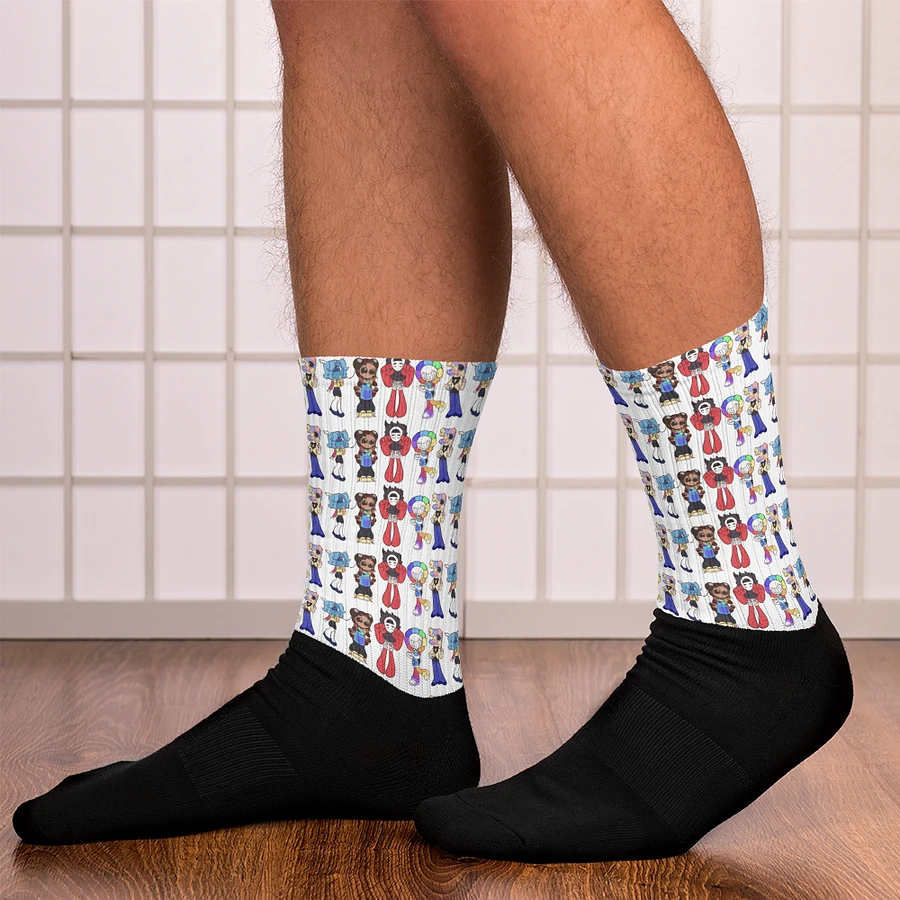White Group Chibi Socks product image (12)