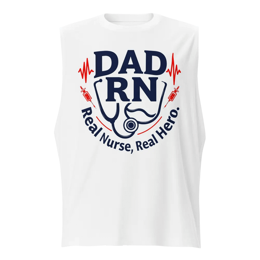Real Nurse, Real Hero Muscle Tank product image (1)