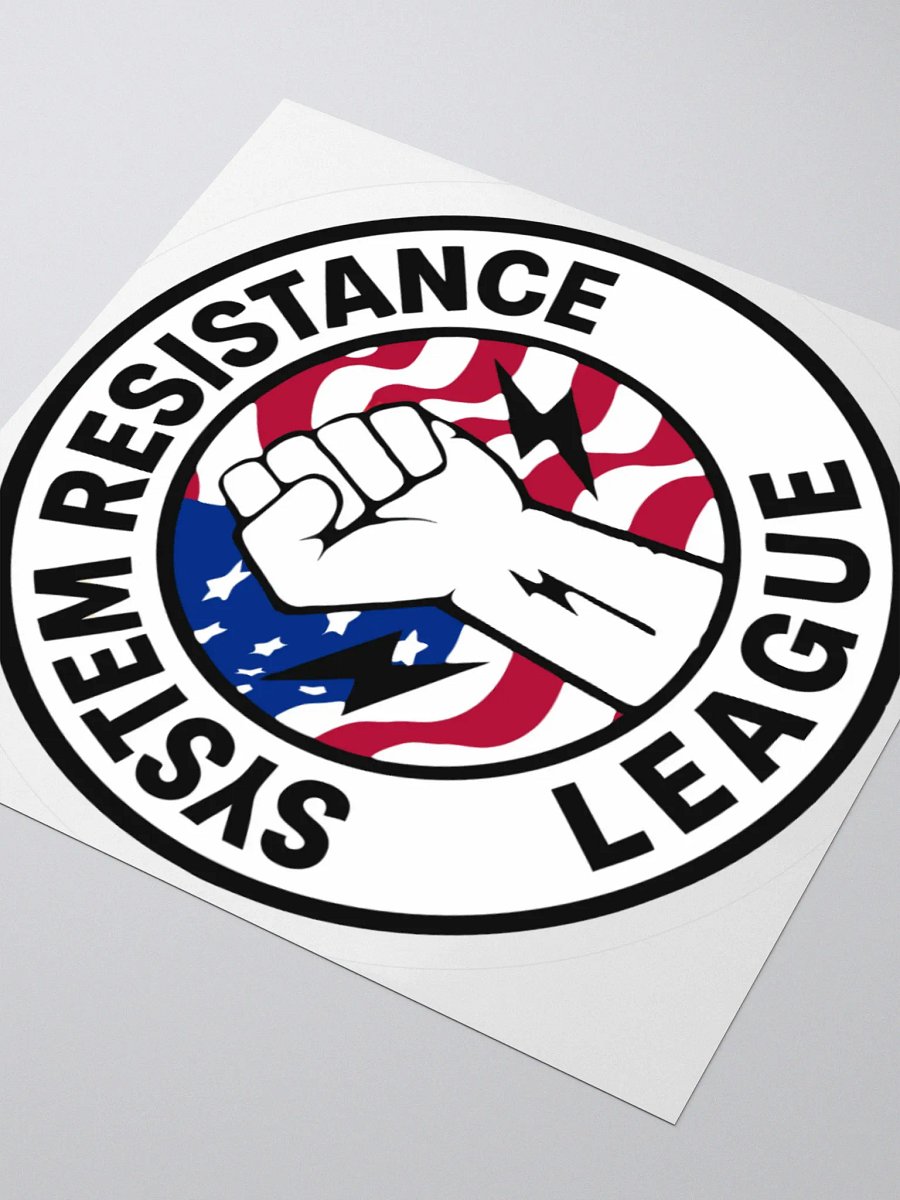 System Resistance League Emblem Kiss-Cut Vinyl Stickers product image (8)