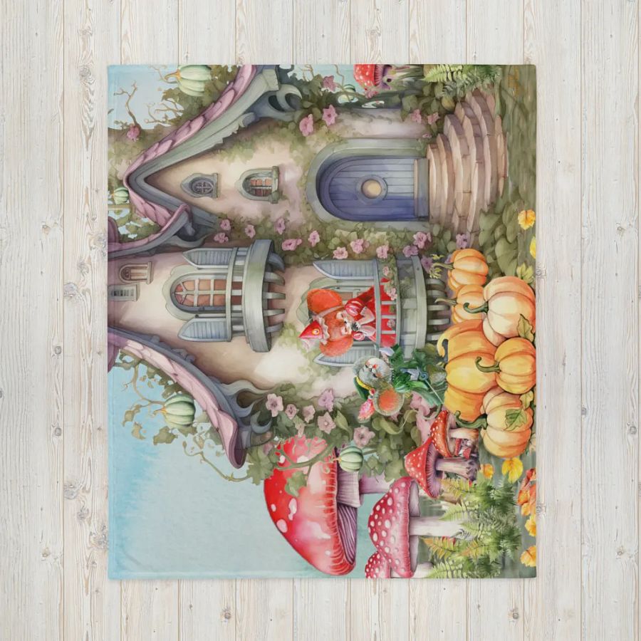 Autumn Serenade Throw Blanket product image (4)